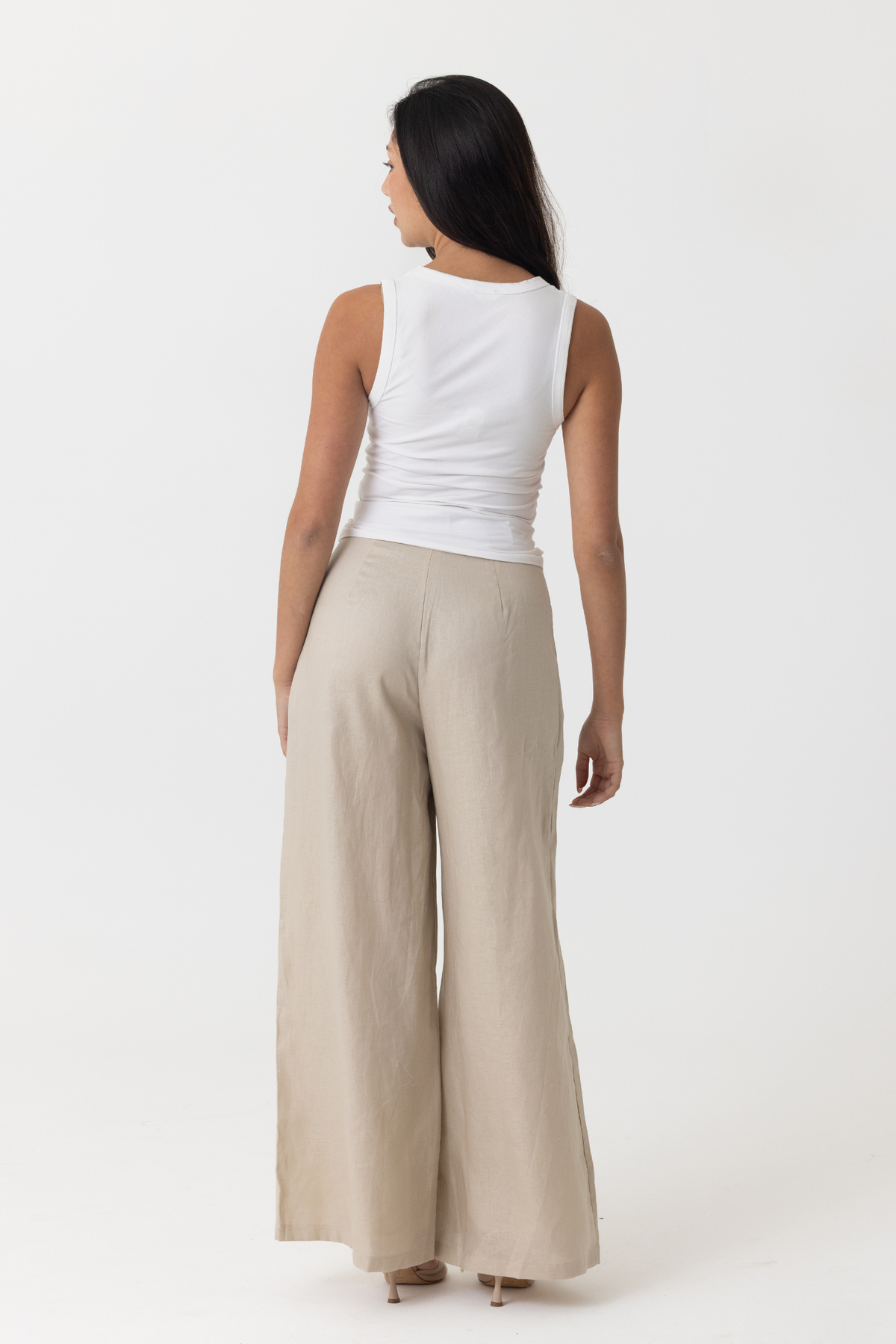 Alba Wide Leg Linen Trouser