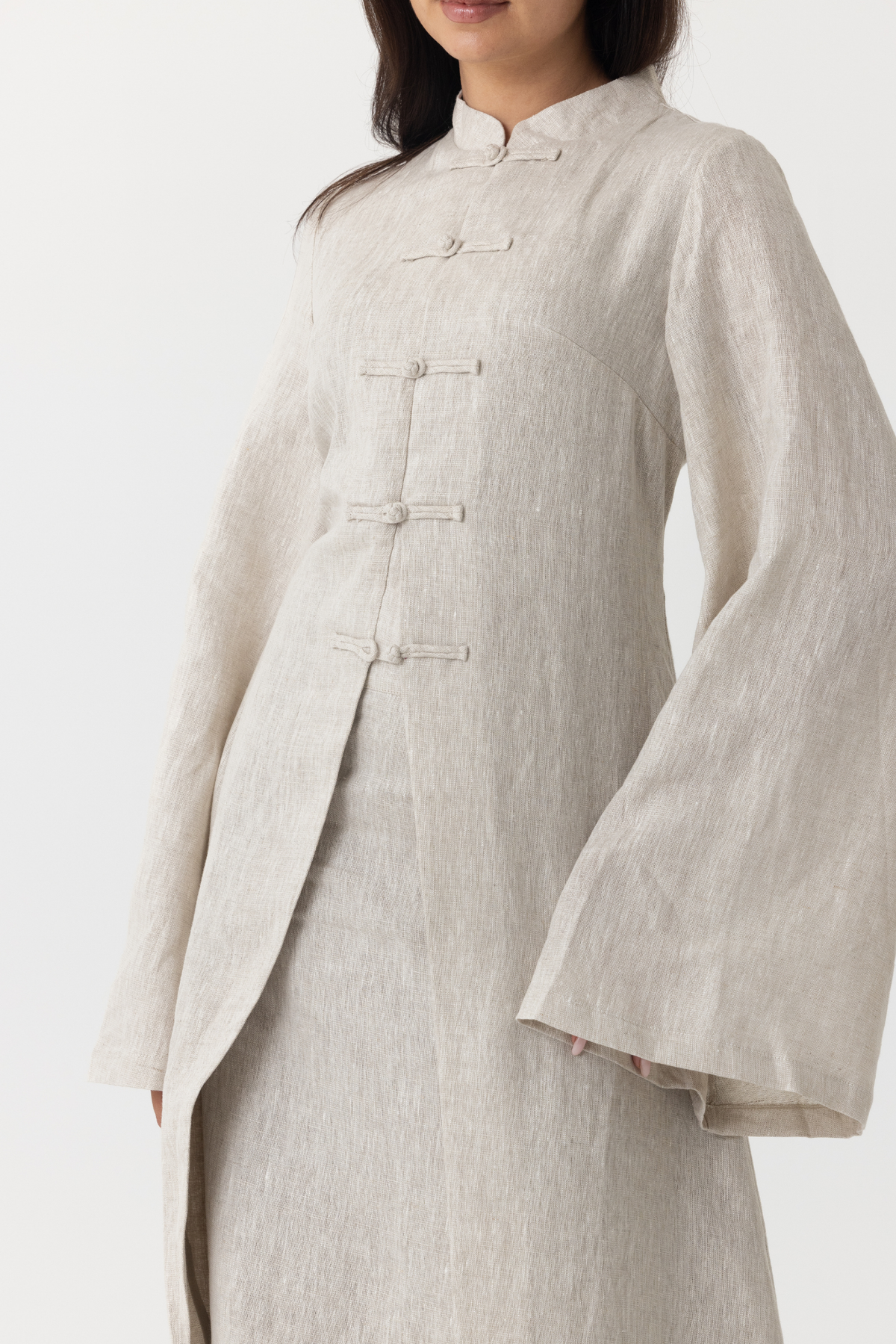 Loula Asymmetric Top & Skirt Set