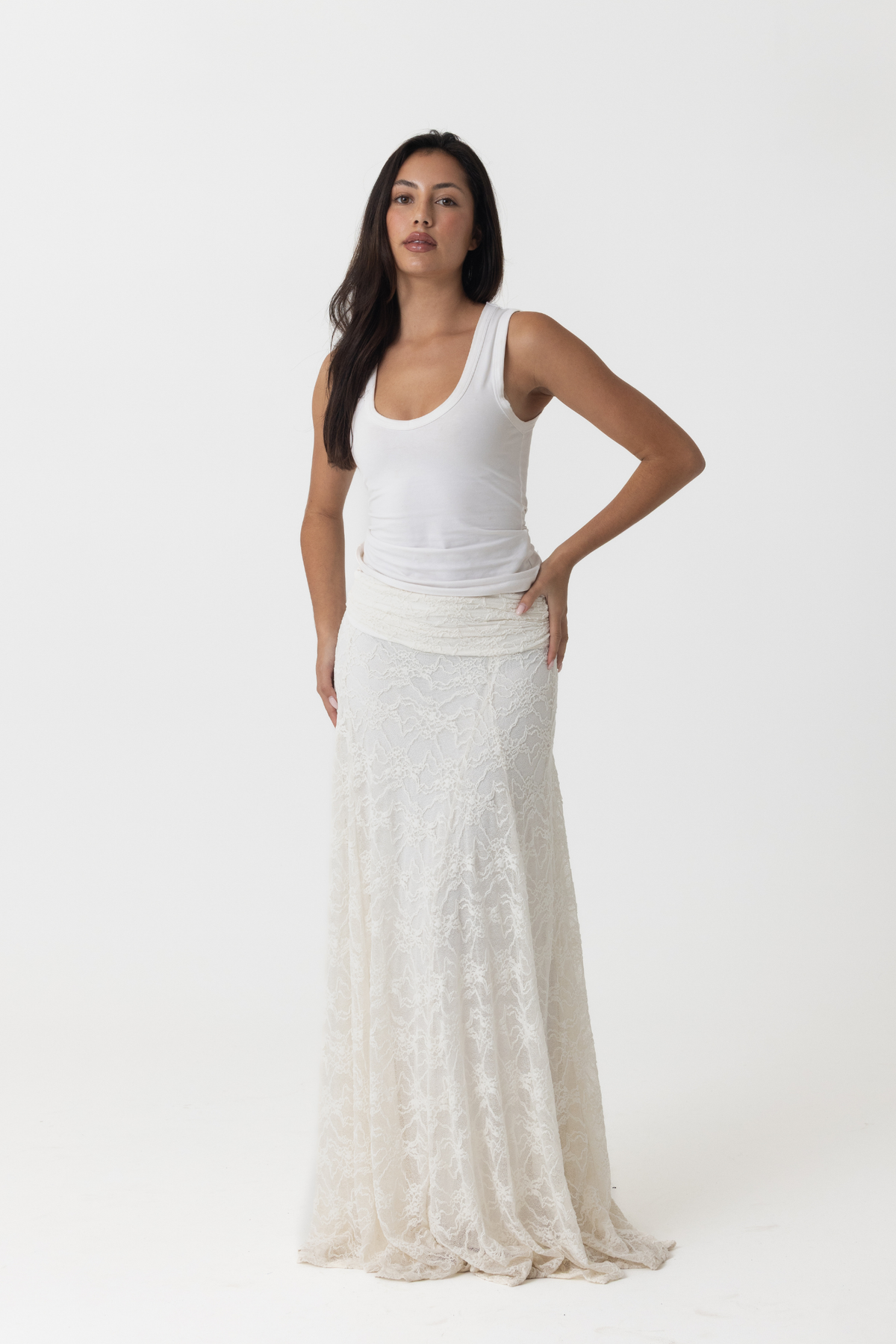 Mila Lace Maxi Skirt