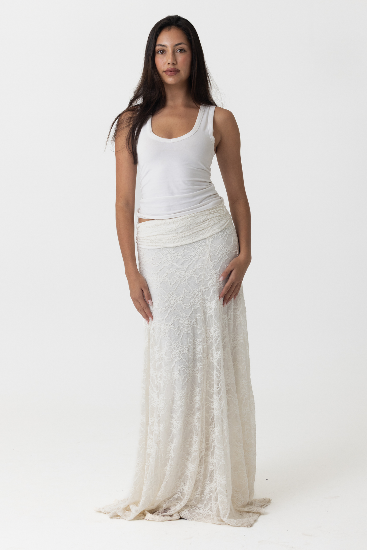Mila Lace Maxi Skirt