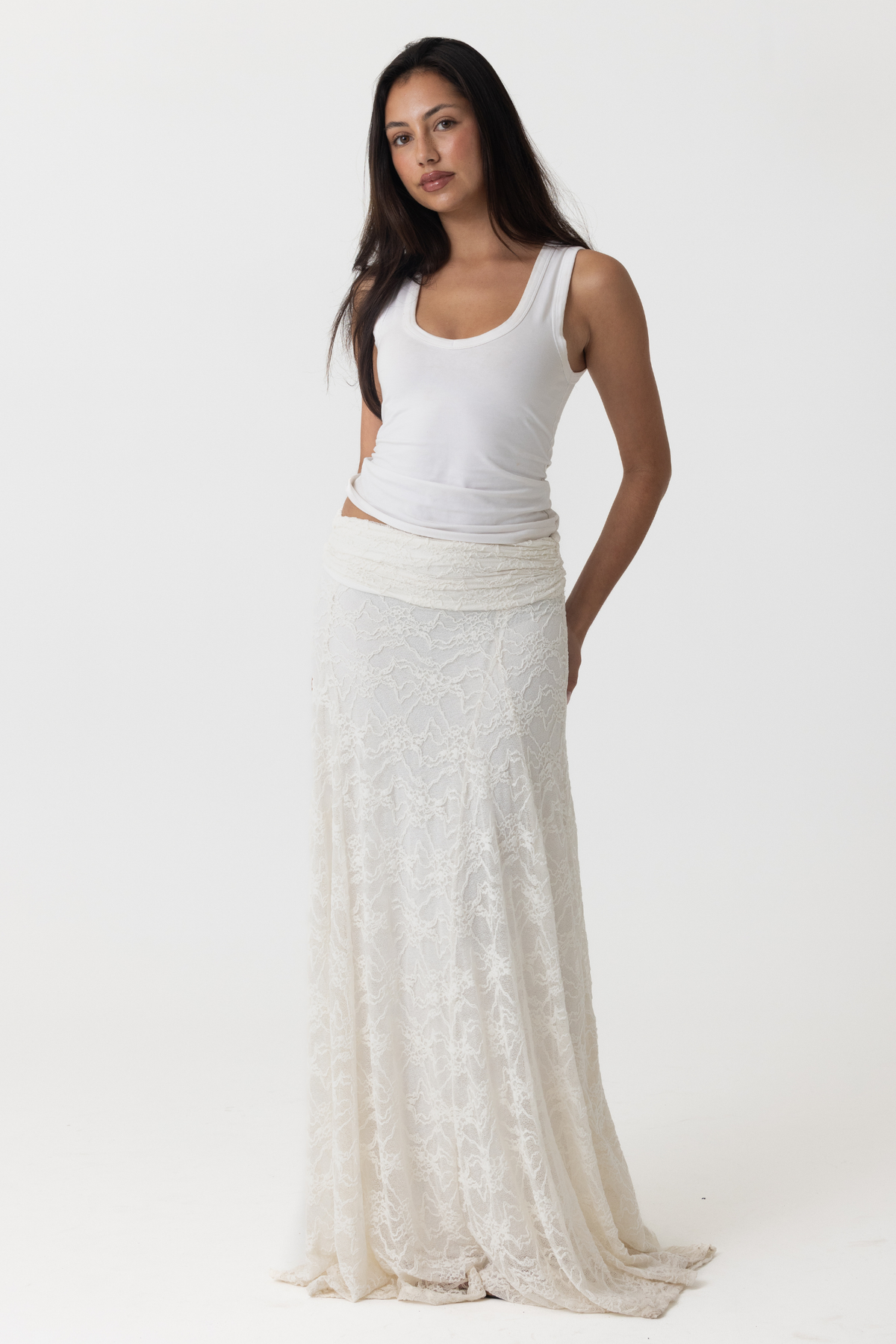 Mila Lace Maxi Skirt