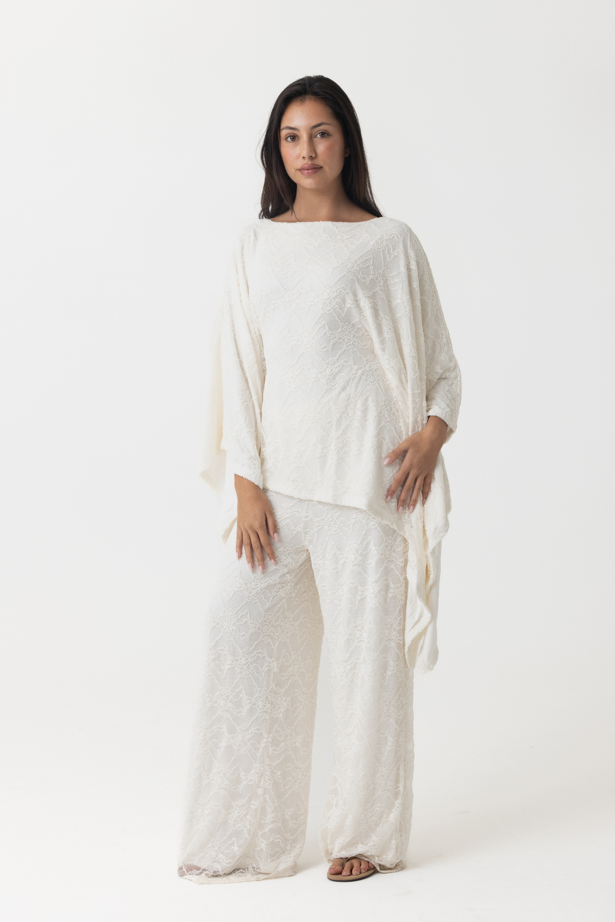 Serafine Lace Top & Pant Set