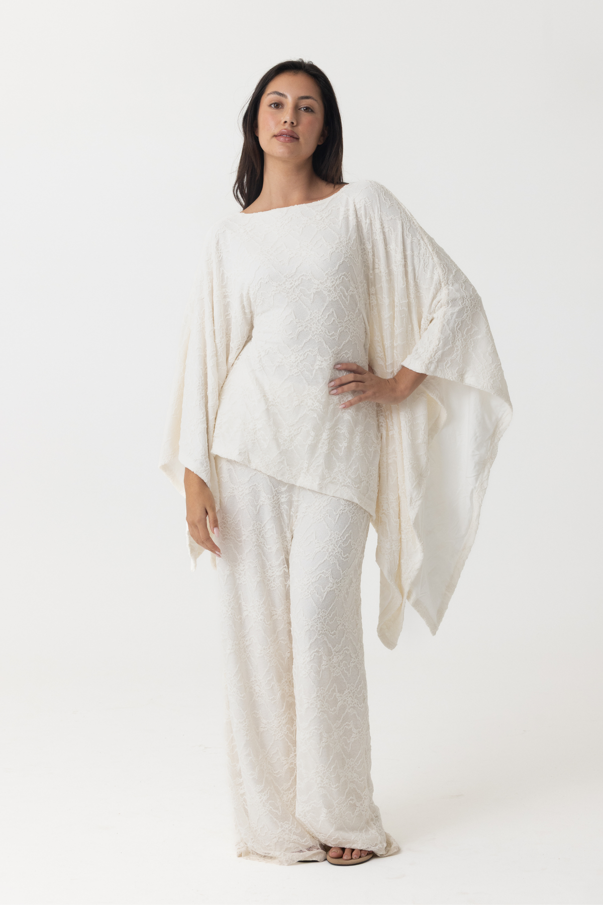 Serafine Lace Top & Pant Set