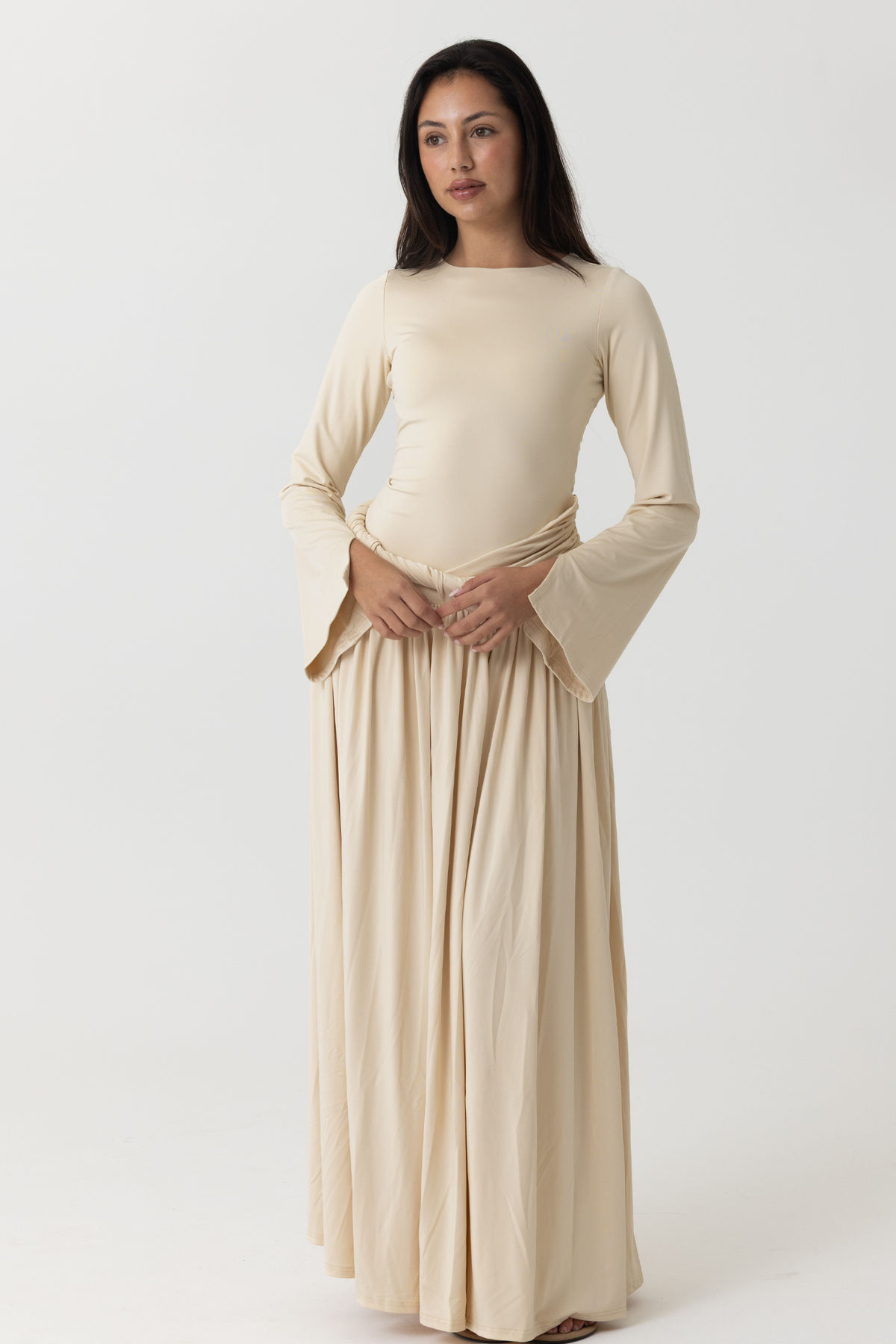 Solene Twist Maxi Dress
