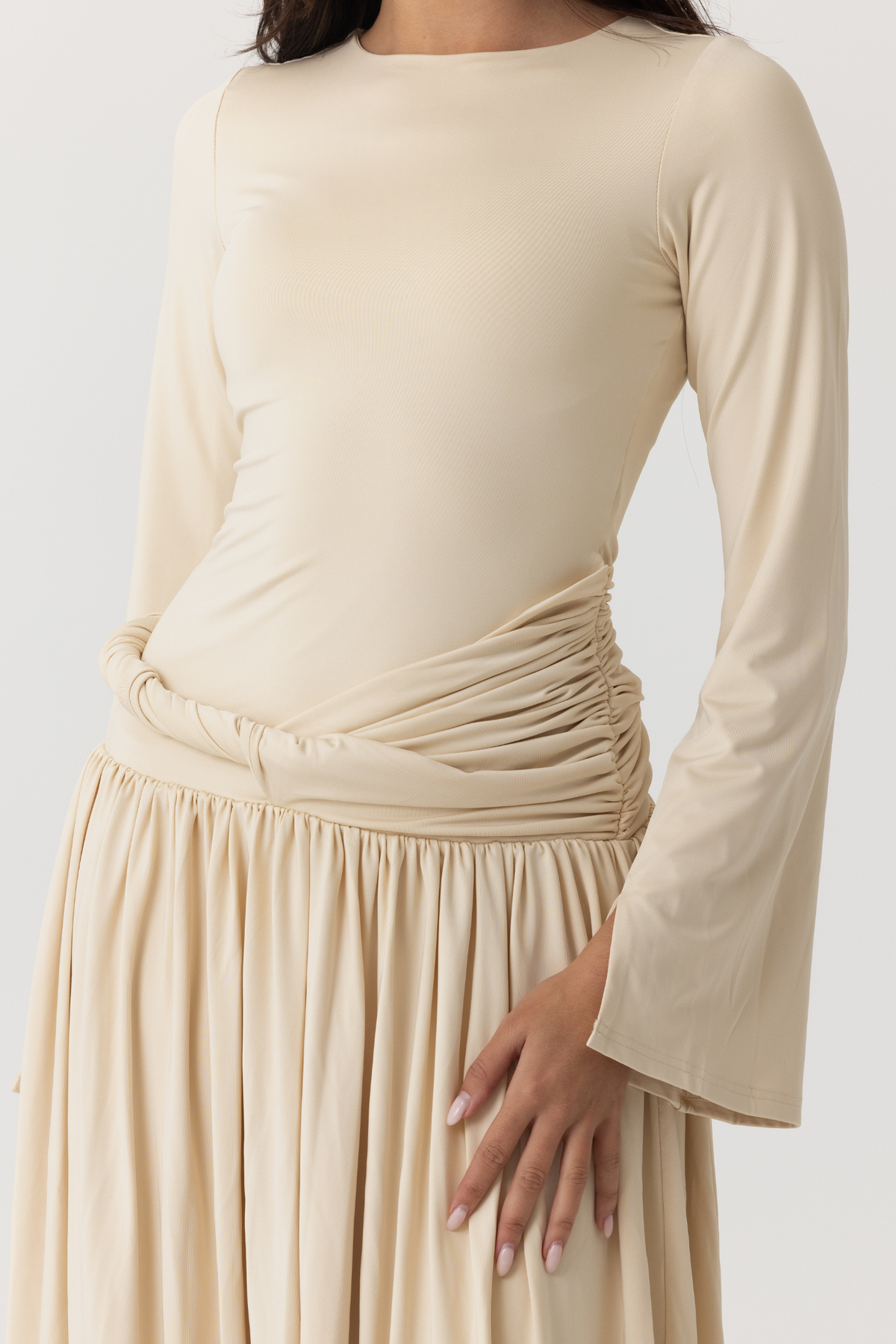 Solene Twist Maxi Dress